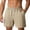 (Casual 80)Khaki, variant on Summer Shorts for Men Fashion Bottoms Heavy Weight Handsome Solid Dough Twists Casual Loose Versatile Sports Short Pants