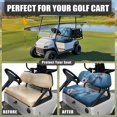 thumbnail image 4 of HUIACONG Turtle Floral Stretchable Golf Cart Seat Cover Blanket, Dustproof Comfortable Soft and Comfortable Golf Cart Seat Covers for Club Car Precedent Front Seats Club Car Precedent Ordinary Seats, 4 of 7