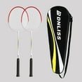thumbnail image 1 of Almencla 2 Piece Badminton Racket Set Badminton Equipment Badminton Racket for Adults and with Bag, 1 of 8