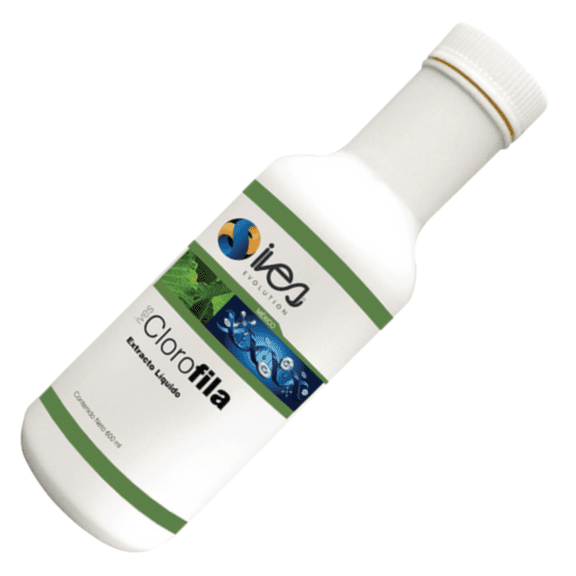 Suplemento Clorofila Líquida Concentrada Ives Mexico 600 ml Cultivo Orgánico