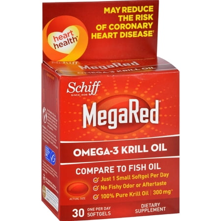 MegaRed Superior Omega-3 Krill Oil, 350mg, 30ct