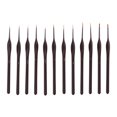 thumbnail image 2 of H & B Detail Paint Brush Set 12 piezas de pinceles de pelo de nailon en miniatura con 1 bolsa y Abody Cepillo de pintura, 2 of 7