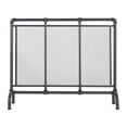 thumbnail image 4 of Celeste 1 Panel Iron Fireplace Screen 36" W x 29" H, Black, 4 of 9
