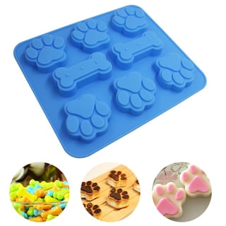 1PC Dog Treat Mold silicone Dog Paw Silicone Molds Paw Print Mold Candy Mold  Dog Treat Chocolate Mold for Homemade Dog Treats,Soap,Candy. 