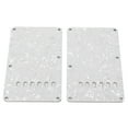 thumbnail image 4 of Couverture Arrière de Guitare Électrique, Plaques Arrière de Guitare PVC 2PCS Pièces de Rechange Taille Compacte Scratch pour Instruments de Musique Blanc, 4 of 8