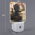 thumbnail image 2 of Bingfone Adorable Kitten On Mini Train Print Night Lights Plug into Wall,Dusk to Dawn,Bright Nightlight Auto-On/Off, for Adults Kids Room Bedroom Bathroom Hallway Kitchen, 2 of 7