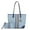 Blue Navy, variant on MKF Collection Arya Vegan Leather Women's Tote Bag & Wristlet Pouch, Fashionable Shoulder Purse Handbag by Mia K - Black