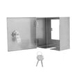 thumbnail image 2 of MIANGASTORE Outlets Weatherproof Box Stainless Steel Electrical Box Outdoor Electrical Enclosure Box Mounting Plate Socket Box with Lock, 2 of 9