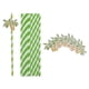 thumbnail image 2 of 10pcs Coconut Tree Striped Party Favor Green Soledad Paja de árbol de coco, 2 of 9