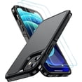 thumbnail image 3 of SPIDERCASE Diseñado para iPhone 12/iPhone 12 Pro, [protección contra caídas de grado militar de 10 pies] [con 2 protectores de pantalla de vidrio templado] Funda protectora para iPhone 12/12 Pro (negr, 3 of 4