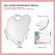 thumbnail image 3 of 2 Masajeadores Faciales Corporales Acero Inoxidable Lab.G, Plata, 3 of 5