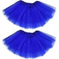 thumbnail image 1 of Faldas tutú para niñas y mujeres, disfraz de baile, fiesta de Navidad y Halloween, vestido de tul de ballet, paquete de 1-2, 1 of 4