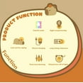 thumbnail image 3 of STAR STAR Cute Capybara Lamp USB Rechargeable, Bedroom Atmosphere Night Light, 3 of 4