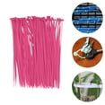 GARENAS Industrial Grade Colorful Nylon Ties 3x100mm Mini Bundling Straps 100PCS Bag Versatile