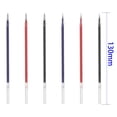 thumbnail image 3 of 20/50/100 PCs/Lot 0.5mm Useful Smooth Plastic Black Ink Gel Pen Refill Neutral Core Writing Tool BLACK 20PCS BULLET TIP, 3 of 8