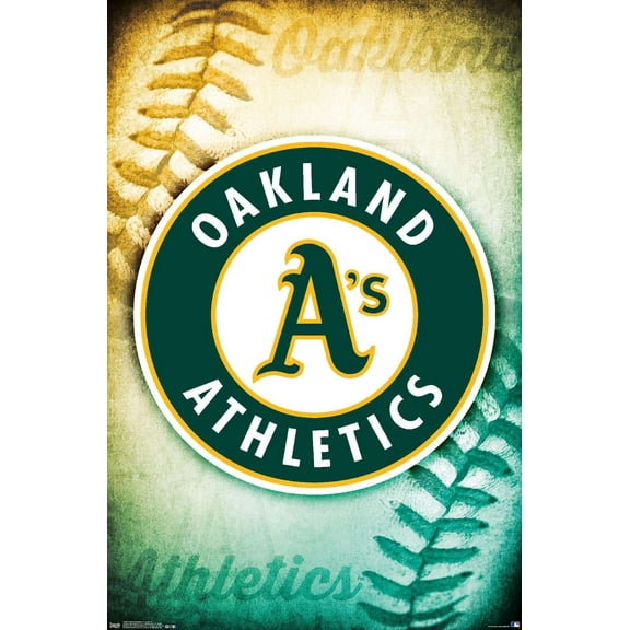 MLB Oakland Athletics - Logo 14 Wall Poster, 14.725" x 22.375"