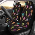 thumbnail image 2 of Juego de 2 fundas para asientos de coche ABPHQTO dibujos animados helados universales, 2 of 3
