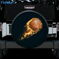 thumbnail image 1 of Cool Basketball Universe Exploration Tire Covers Wheel Cover Protectors Weatherproof UV Protection Spare Tire, 1 of 5