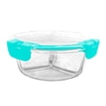 thumbnail image 1 of Hermético Homecreations Redondo 3 Divisiones 950 ml Vidrio, 1 of 4