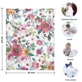 thumbnail image 4 of Pioneer Flower Floral Print Pattern Blanket,Comfortable Soft Lamb Wool Throw Blanket,All Season,Warm Lightweight Blankets for Sofa Bed Couch Living Room Chair,30"x40", 4 of 4