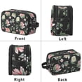thumbnail image 2 of Toiletries Bag,Pioneer Flower Floral Print Pattern Mens Womens Toiletry Bag Bathroom Bag,Waterproof Toiletry Travel Bag Dopp Kit Shaving Bag 11x6.3x5.1 Inch, 2 of 5