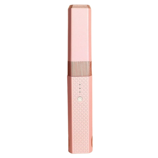 Soidarity Rizador de pelo eléctrico de cerámica, alisador con flequillo, portátil, para salón de casa, viaje, herramienta de peluquería, mujer y niña Cuidado del cabello Rosado Soidarity CE014604-01