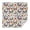 Butterfly and Flower, variant on Butterfly and Rose Blue Pattern Square Tablecloth, Waterproof Wipeable Spillproof Washable Table Cover for Home Kitchen Party and Daily Decor 60"x60"