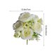 thumbnail image 2 of Flores Artificiales para Al Aire Libre 5 Ramas Philippos Rose Bouquet Simulado de Seda Flor Rosa Mesa Decoración Del Hogar 32cm Seda Blanca Flores Artificiales Ramo de Boda Rosas Flores Artificiales, 2 of 6