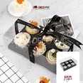 thumbnail image 4 of Porta Cupcakes de Acetato – Set de 5 Bases Negro, 4 of 4