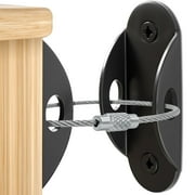 Anti Tip Furniture Anchors,Furniture Anchors for Baby Proofing, Earthquake Straps for Furniture Dresser Wall Safety Anchor Furniture Safety Straps Wall Straps(5 Pcs)