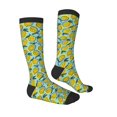 thumbnail image 3 of Daiia Sports Socks Lemon Printed Novelty Crew Socks for Men Women Knee High Socks Cotton Socks Soft & Breathable Support Unisex Socks, 3 of 9
