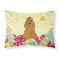 thumbnail image 1 of Carolines Treasures BB6095PILLOWCASE Easter Eggs Cocker Spaniel Tissu Rouge Taie d'Oreiller Standard, 1 of 2