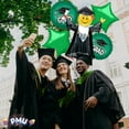 thumbnail image 5 of PMU Graduation Jumping Smiley Grad Balloon Bouquet | Jumping Grad Mylar Balloons | Jump for Joy Graduation Smiley Grad Balloon | Grad Foil Balloons | Green (5/Pkg) Pkg/1, 5 of 8