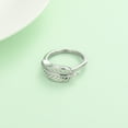 thumbnail image 6 of Leaf Leaves Urn Rings Cremation Jewelry Cremation Ring for Ashes Stainless Steel Hold Loved Ones Ash Keepsake Finger Ring Urn Locket Memorial Jewelry for Women, 6 of 8