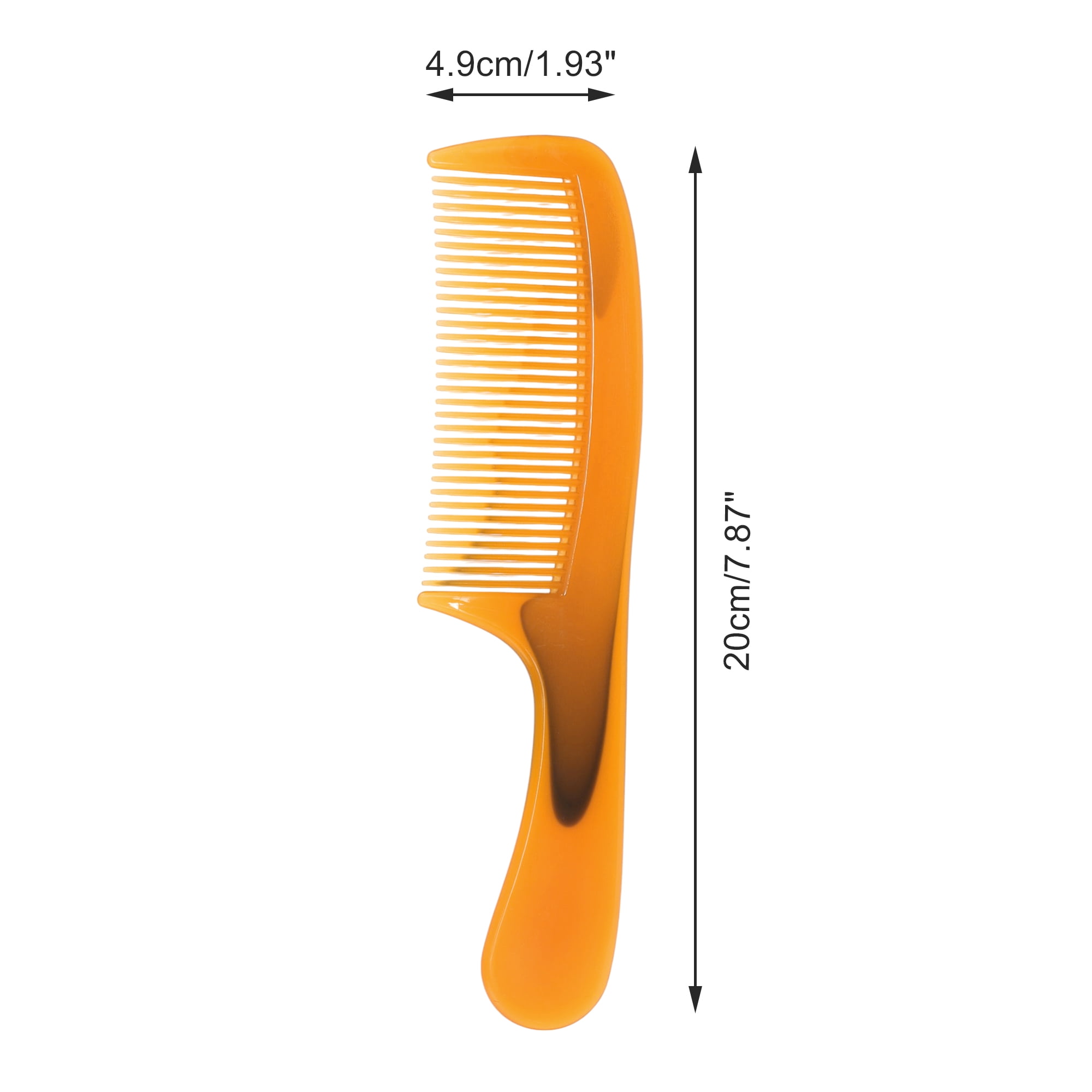 Unique Bargains 1 Pc Women Durable Tendon Comb for Curly Hair in Vibrant Orange Color