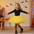 thumbnail image 5 of Tutu Skirt for Girl 3 Layers Tulle Ballet Skirt, Elastic Waist Fluffy Princess Tutu, Toddler Kids Dance Dress Up Costumes, 5 of 7