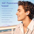 thumbnail image 7 of Heart Wireless Earbuds for Girls Kids, Cute Mini Tiny Small Invisible Earbuds Wireless Bluetooth for Small Ears Canals Women Rose Gold Kawai Blue Tooth Ear Buds for iPhone Android, 7 of 7