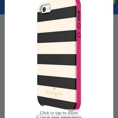 Kate Spade hybrid hardshell case for iPhone 5/5s Black White Pink | Walmart  Canada