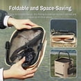 thumbnail image 2 of Graflsoa Collapsible EVA Fishing Bucket with Mesh Cover, 14L Foldable Outdoor Fish Storage for Camping, Hiking, and Water Activities, Durable and Portable Design, 2 of 6