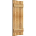 thumbnail image 2 of 16 1/8"W X 37"H Timbercraft Three 5 3/8" Boards Joined Board-N-Batten Shutters, Rough Sawn Western Red Cedar (Per Pair), 2 of 13