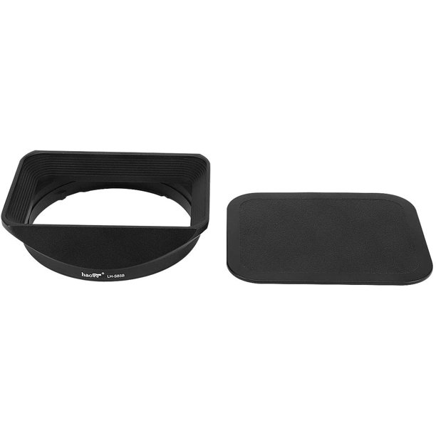 Haoge Lh S85b Bayonet Square Metal Lens Hood Shade With Cap For Sony Fe 85mm F1 8 Sel85f18 And E 16 55mm F2 8 G Sel1655g Lens Walmart Com Walmart Com