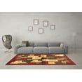 thumbnail image 3 of Ahgly Company Indoor Rectangle Abstract Brown Contemporary Area Rugs, 5' x 7', 3 of 4