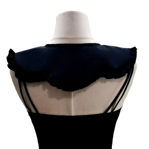 Vintage Collar Ruffled Collar Sweet Large French Lapel Collar for Shirt