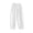 White, variant on SEMPAI Women's Elastic High Waist Sweatpants Linen Pants Casual Jogger Lounge Pants Athletic Baggy Trousers with Pockets