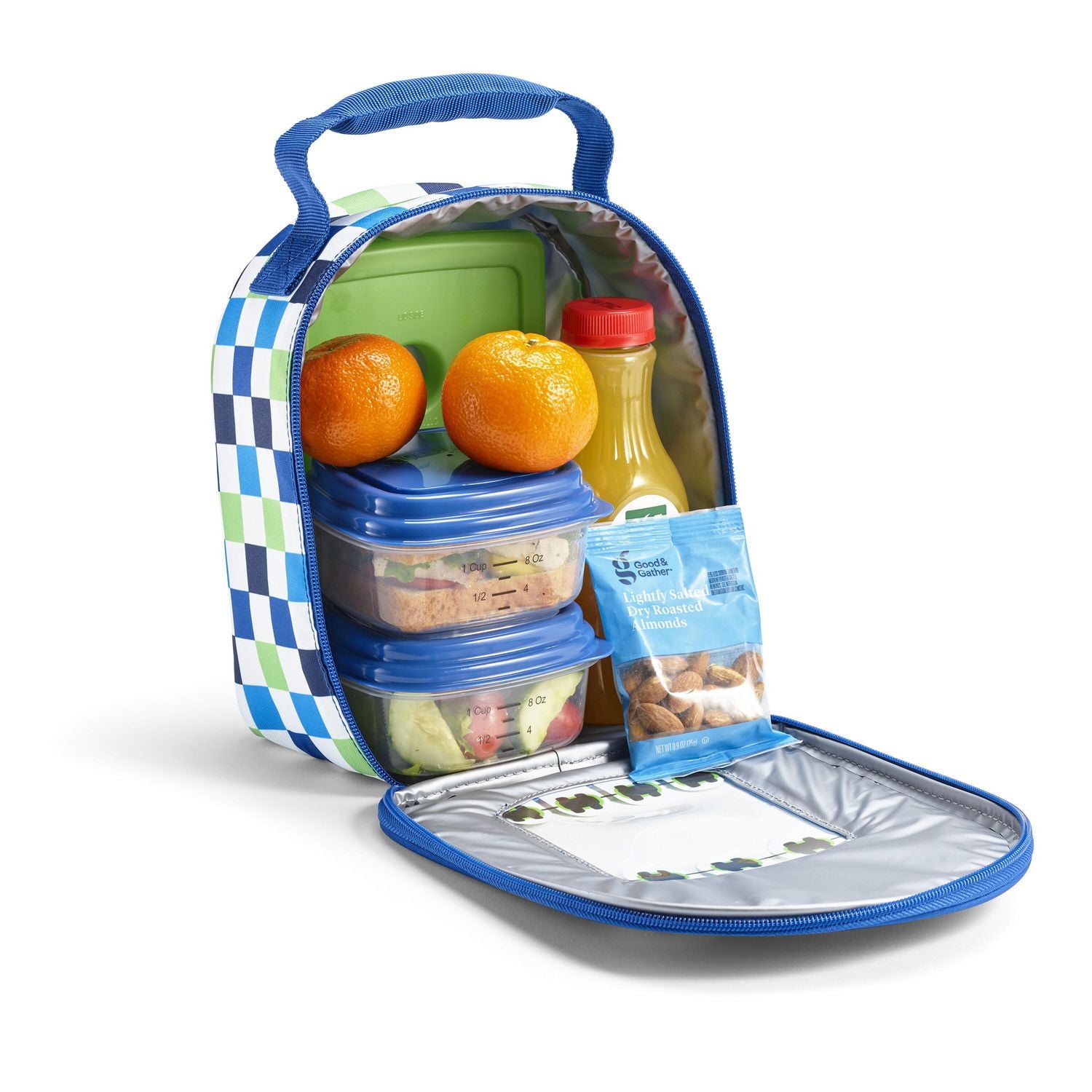 Fit + Fresh Novelty Kids Lunch Tote, Snack Monster