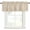 Beige, variant on Vintage Sage Green Kitchen Valances for Windows, Farmhouse Retro Beige Solid Color Bathroom Window Valances 42x18 Inch Rod Pocket Window Treatments Valance Curtains for Living Room Bedroom Decor