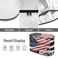 thumbnail image 6 of Jeiento USA Flag Trailer Propane Tank Cover Soft Camper Propane Tank Protector Fit for Dual 30lb Tanks Zipper Gas Cylinder Cover Independence Day Decoration, Easy Install, 6 of 7