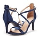 thumbnail image 2 of Sandalias de Tacón Stiletto Abiertas Navy para Mujer DREAM PAIRS Talla 9.5, 2 of 7