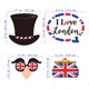 thumbnail image 4 of Paquete de 21 tarjetas con accesorios fotográficos del Jubileo de Platino - Funny Union, 4 of 8