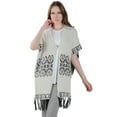 thumbnail image 5 of Knit Ruana Poncho Style Blanket Wrap Cape Scarf, 5 of 10